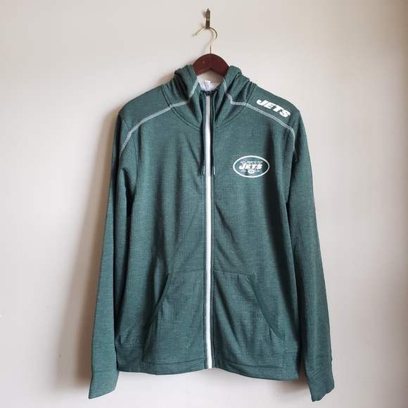 NFL New York Jets Zip Up Hoodie Sweatshirt S - Picture 1 of 6